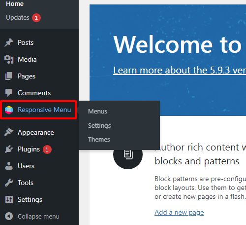 How to Setup WordPress Menu - The Ultimate Guide - Activating Responsive Menu Plugin