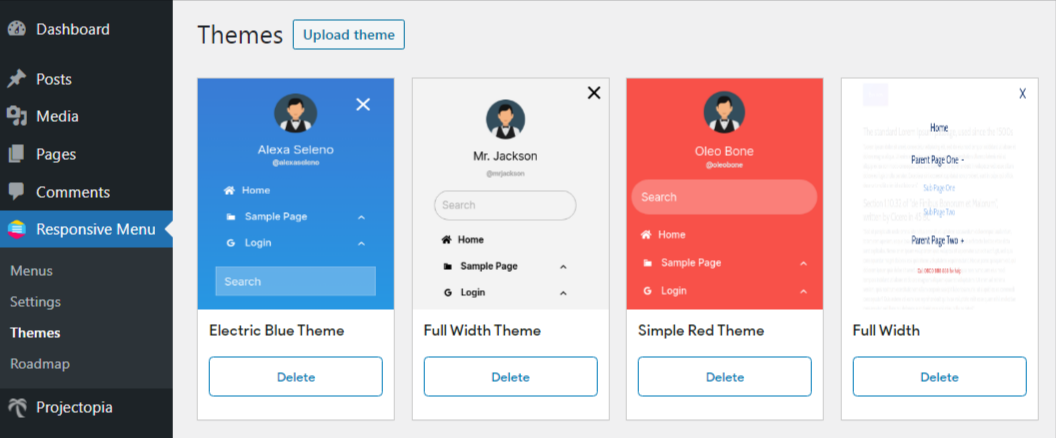 Add Flex Responsive Menu to WordPress Theme. 