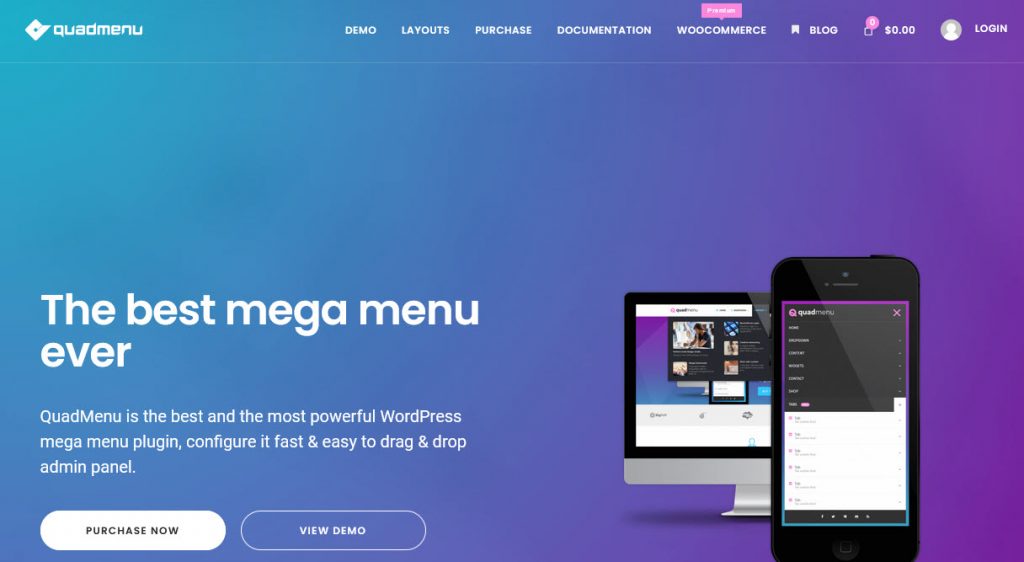 9 Great WordPress Mega Menu Plugins for Better Site Navigation - Quad Menu